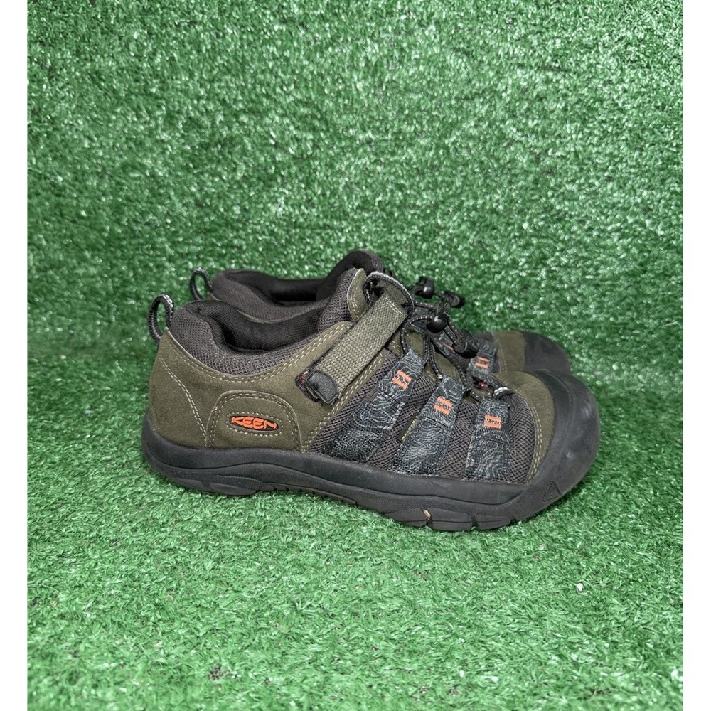 KEEN Kid Size 6Y Newport H2SHO Green Black Casual Comfort Shoes Slip On Sneakers